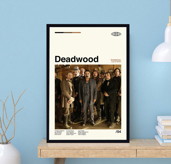 Deadwood Tv Series Poster, Deadwood Print, Tv Series Poster,  Retro Movie Poster, Minimalist Art, Vintage Poster, Modern Art, Wall Decor 1731603237
