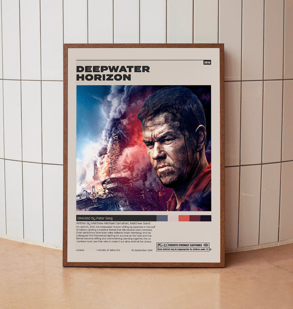 Deepwater Horizon Poster, Peter Berg, Minimalist Movie Poster