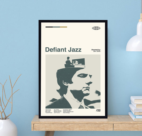 Defiant Jazz Movie Poster, Defiant Jazz Poster, Retro Movie Poster, Minimalist Art, Vintage Poster, Modern Art, Wall Decor, Home Decor 1701411179