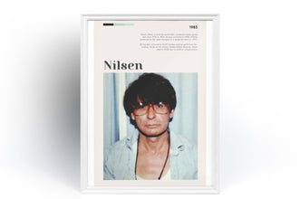Dennis Nilsen Mugshot Poster Wall Art Serial Killer Muswell Hill Murderer Scottish Crime  Poster  Art Gift 1564486101