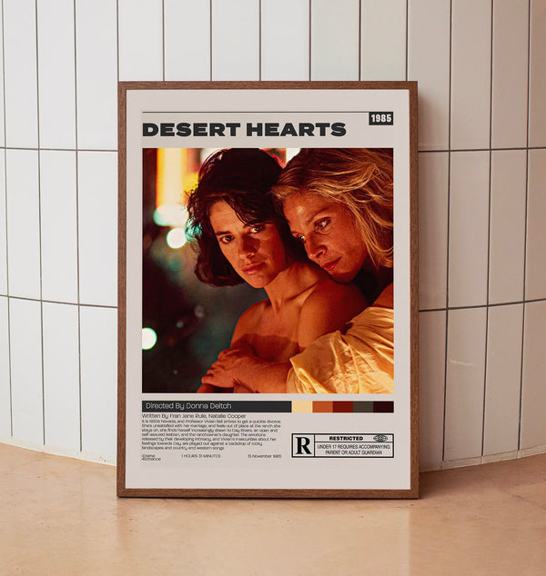 Desert Hearts Poster, Donna Deitch, Minimalist Movie Poster