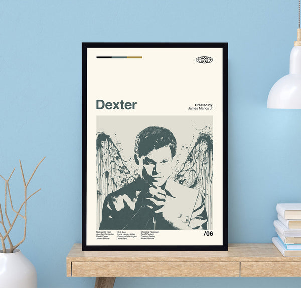 Dexter Poster, Dexter Movie Poster, Retro Movie Poster, Abstract Poster, Retro Poster, Minimalist Art, Custom Poster, Gifts For Him 1701413975
