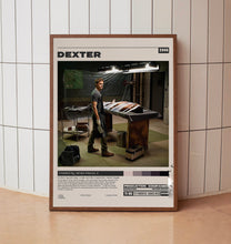 Dexter Poster, James Manos Jr., Minimalist Tv Series, Vintage Retro Art