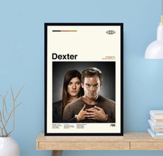 Dexter Tv Series Poster, Dexter Poster, Tv Series Poster, Retro Movie Poster, Minimalist Art, Vintage Poster, Modern Art, Wall Decor 1717419304