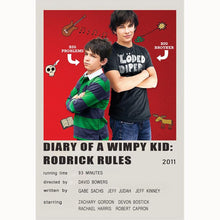 Diary of a Wimpy Kid Rodrick Rules (2011) Movie Poster Canvas Poster Minimalist Poster Art Print Gifts for Lover Mural Painting 1752427120