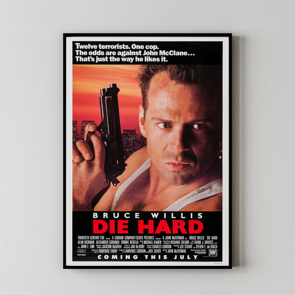 Die Hard Movie Poster Art Print Movie Posters Gift for Movie lovers 2
