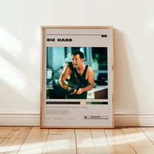 Die Hard Poster, Bruce Willis Wall Art, Minimalist Wall Decor, Action Thriller Film Print, Framed Options, Gift for Movie Lovers 1733660582
