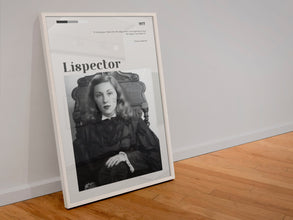 Clarice Lispector Poster Wall Art Quote Writer   Poster  Art Gift 1565698513