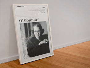 Flannery O'Connor Poster Wall Art Quote Writer  Poster  Art Gift 1565749389
