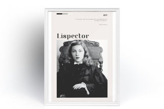 Clarice Lispector Poster Wall Art Quote Writer   Poster  Art Gift 1565698513