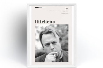 Christopher Hitchens Poster Wall Art Quote influential atheists  Poster  Art Gift 1551612360