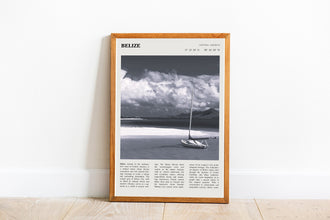 Belize Print Wall Art Poster Belize  Black White Poster  Poster  Art Gift 1651622538