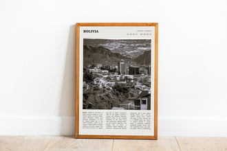 Bolivia Print Wall Art Poster  Bolivia Black White Poster  Poster  Art Gift 1651914096 8372