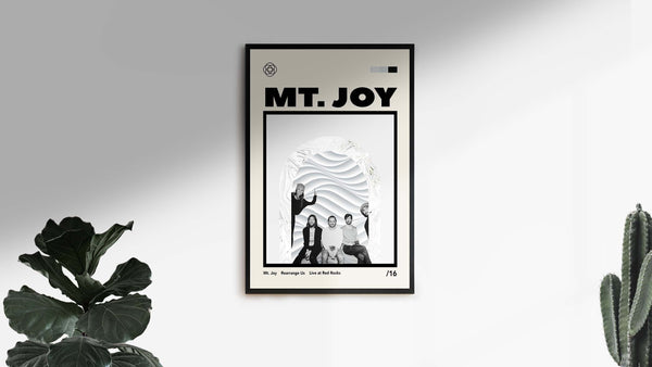 Wall Art Mid-Century Mt. Joy Poster Music Print, Birthday, Wall Print, Fathers Day, Retro Wall Decor, Gift, Mothers Day, Music Lover 1149156126