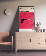 Wall Art Midcentury Baby Driver Movie Poster Movie Print, Birthday, Wall Print, Fathers Day, Retro Wall Decor, Gift 1149383806
