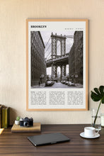 Brooklyn  Wall Art Brooklyn Poster Black White Poster  Poster  Art Gift 1642840293