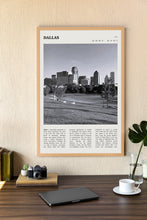 Dallas  Wall Art Poster Black White Dallas State Poster  Poster  Art Gift 1628661582 2993