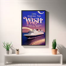 Disney’s Newest Cruise Ship Movie Poster, Wall Art Prints, Canvas Material Gift, High quality Canvas art print, Home Decor, Keepsake 1666501797