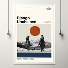 Django Unchained Movie, Django Unchained Poster, Album Film Poster, Wall Art, Minimalist Art, Retro Poster, Vintage Poster, Wall Decor