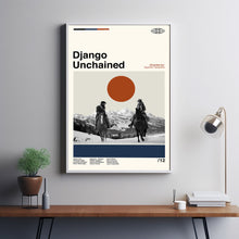 Django Unchained Movie, Django Unchained Poster, Album Film Poster, Wall Art, Minimalist Art, Retro Poster, Vintage Poster, Wall Decor