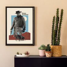 Django Unchained Mid Century Movie Poster  Film Posters  Minimalist Movie Poster    Wall Art Poster 1305120615