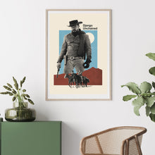 Django Unchained Mid Century Movie Poster  Film Posters  Minimalist Movie Poster    Wall Art Poster 1305120615