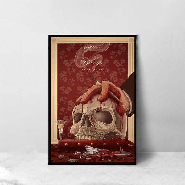 Django Unchained Movie Poster - High Quality Canvas Art Print - Room Decoration - Art Poster For Gift 1627939779
