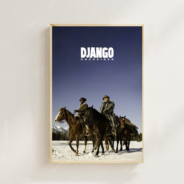 Django Unchained (2012)--Movie  Poster (Regular Style)   art  printing, Home Decor, Art Poster for Gift，Canvas Poster 1578428294 - Copy