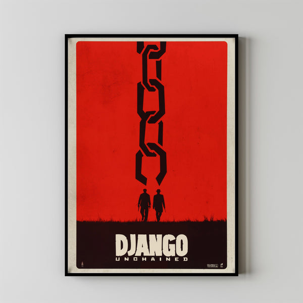 Django Unchained (2012) Poster Art Print Movie Posters Gift for Movie lovers