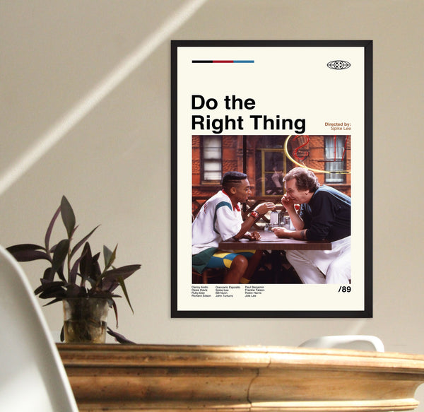 Do The Right Thing Poster, Spike Lee, Movie Poster, Minimalist Art, Vintage Poster, Modern Art, Wall Decor, Home Decor, Retro Movie Poster 1531765971