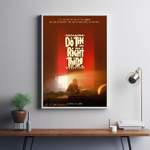 Do the Right Thing Film Poster, Vintage Modern, Vintage Poster, Minimalist Art, High Quality 2