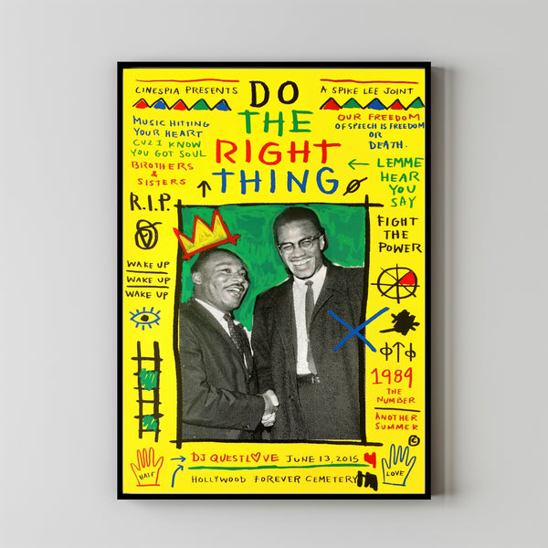 Do the Right Thing Film Poster, Vintage Modern, Vintage Poster, Minimalist Art, High Quality 3