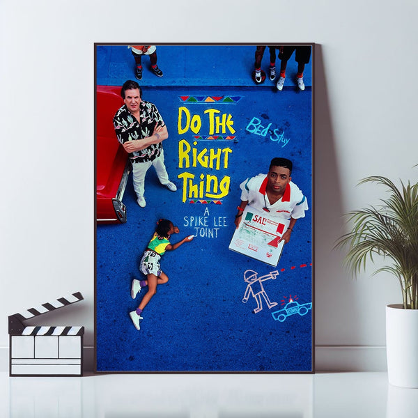 Do the Right Thing Movie Poster, Wall Art Prints, Canvas Material Gift, Home Decor, Live Room Wall Art 1636122138