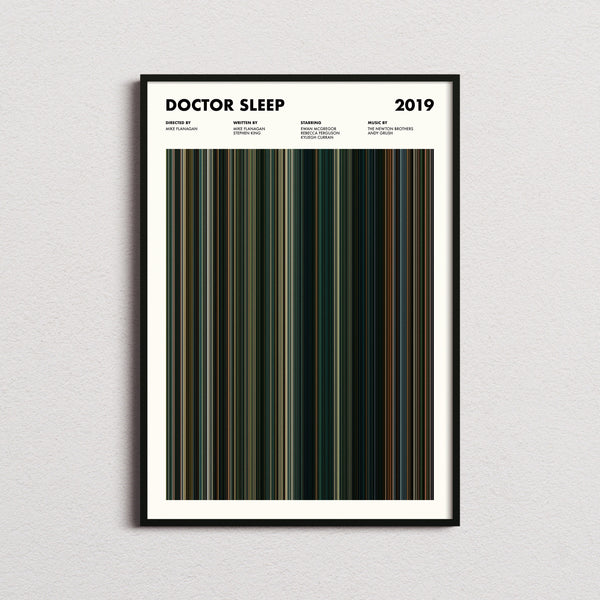 Doctor Sleep Movie Barcode Print, Doctor Sleep Print, Doctor Sleep Poster, Doctor Sleep Wall Art, Doctor Sleep Art Print 1501397362