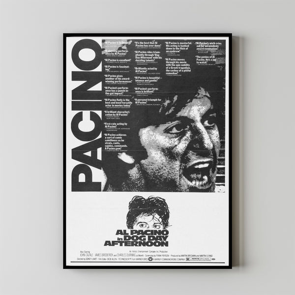 Dog Day Afternoon Movie Poster Art Print Movie Posters Gift for Movie lovers 1