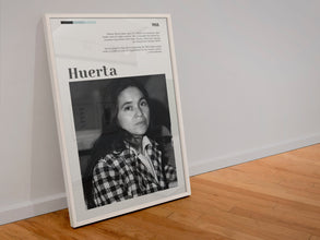 Dolores Huerta Quote Poster Wall Art Clara Fernández labor leadercivil rights activist Cesar Chavez Poster  Art Gift 1550299462