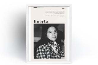 Dolores Huerta Quote Poster Wall Art Clara Fernández labor leadercivil rights activist Cesar Chavez Poster  Art Gift 1550299462