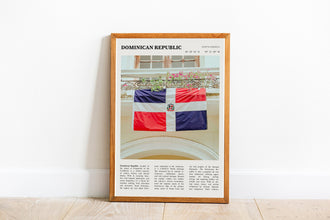 Dominican Republic Print Caribbean Sea Wall Art Poster Dominican Republic  Black White Poster  Poster  Art Gift 1704120081