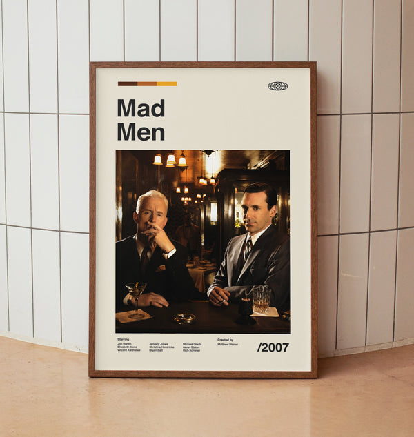 Don Draper Mad Men -Wall Art Print - John Hamm Film Poster 1419011754