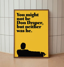 Don Draper Mad Men -Wall Art Print - John Hamm Film Poster 1315672115