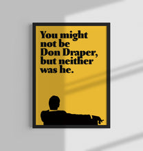 Don Draper Mad Men -Wall Art Print - John Hamm Film Poster 1315672115