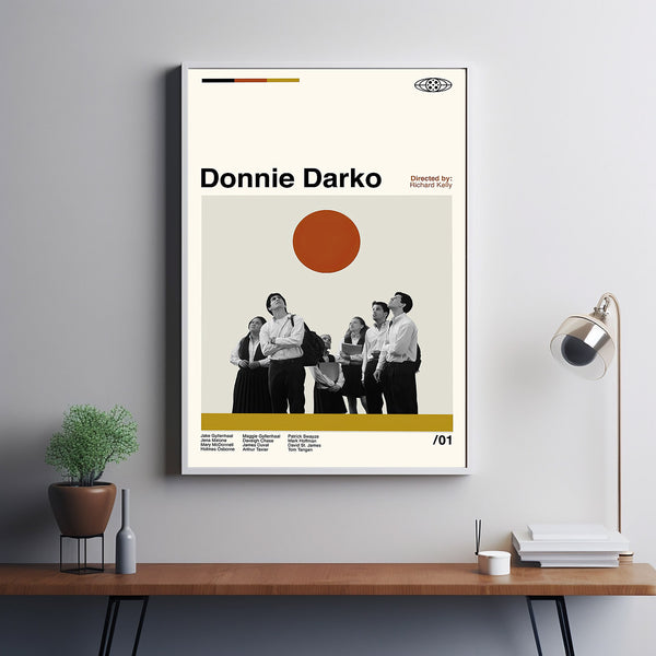 Donnie Darko Poster, Donnie Darko Movie, Donnie Darko Retro, Retro Movie, Retro Modern, Movie Print, High Quality, Home Decor, Dad Gifts