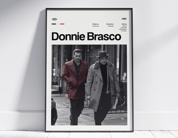 Donnie Brasco Movie Poster, Donnie Brasco Wall Decor, Donnie Brasco Poster Print, Vintage Retro Art Print 1650385061