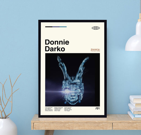 Donnie Darko Poster, Donnie Darko Print, Richard Kelly, Retro Movie Poster, Minimalist Art, Vintage Poster, Modern Art, Wall Decor 1731611461