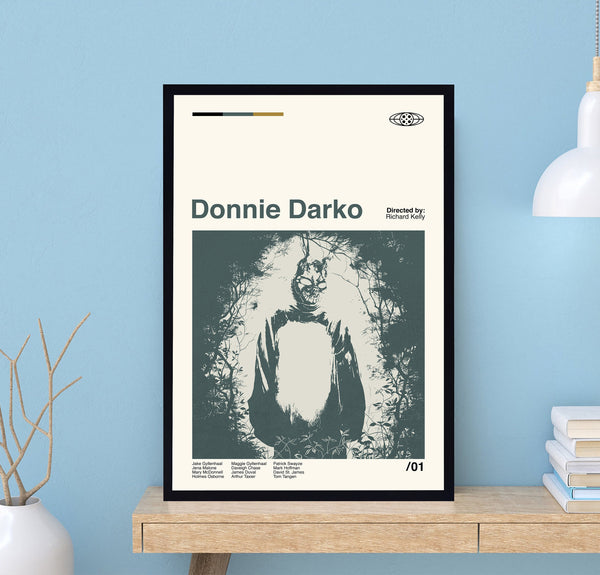Donnie Darko Poster, Richard Kelly, Movie Poster, Retro Modern Art, Minimalist Art, Midcentury Art, Vintage Poster, Wall Decor 1701415459