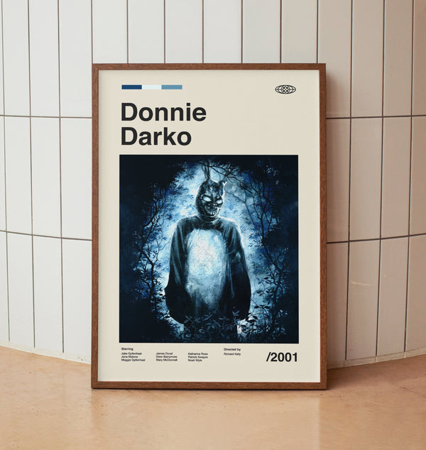 Donnie Darko Wall Art Print - Holywood Retro Movie Poster - Minimalist Midcentury Home Decor 1478117638