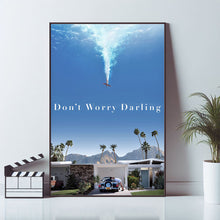 Don't Worry Darling, Movie Poster, Wall Art Prints, Art Poster, Canvas Material Gift, Keepsake, Home Decor, Live Room Wall Art 1582953248