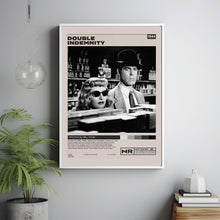 Double Indemnity Poster, Billy Wilder, Minimalist Movie Poster