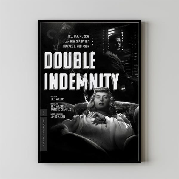 Double Indemnity (1944) Poster Art Print Movie Posters Gift for Movie lovers