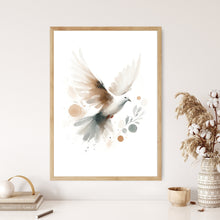 Dove Holy Spirit Peace Canvas Wall Art Poster Modern Bible Art Birthday Gift Watercolor Boho Christian Print Living Room Home Easter Print 1657065119